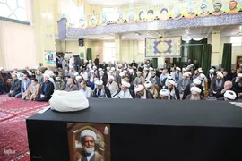 تشییع پیکر آیت‌الله غیاث‌الدین طه محمدی‎