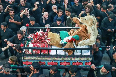 عزاداری عاشورا در بازار تبریز‎