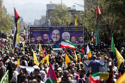 مراسم راهپیمایی روز جهانی قدس درتهران