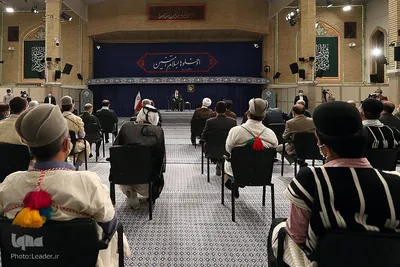 دیدار دست‌اندرکاران کنگره ملی شهدای عشایر با مقام معظم رهبری