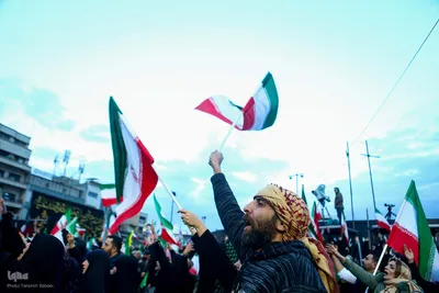 تحویل سال نو در میدان انقلاب تهران