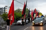 بیرق کشی بچه هیئتی‌های شیراز