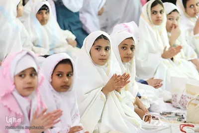 جشن تکلیف دختران دانش‌آموز در اهواز