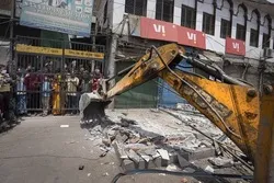 Authorities Raze Muslim Properties, Entrance to Mosque in New Delhi