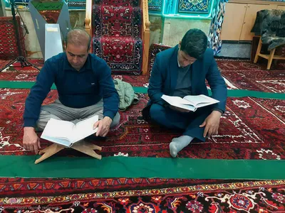 محفل جزء خوانی قرآن کریم در اهر