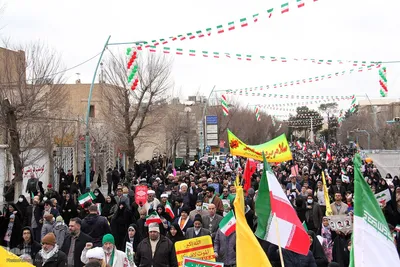 راهپیمایی 22 بهمن در یزد