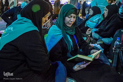 مراسم احیاء شب نیمه شعبان در مسجد مقدس جمکران‎