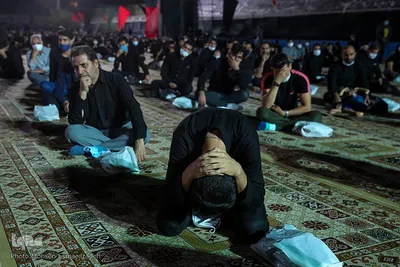 عزاداری شب چهارم محرم در ورزشگاه تختی مشهد
