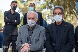 مراسم خاکسپاری پیکر زنده‌یاد منوچهر اسماعیلی در بهشت سکینه کرج