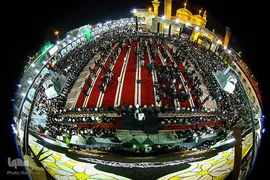 حرم مطهر و نورانی امام موسی کاظم (ع) در شهر کاظمین عراق