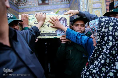 تشییع شهید محسن مهاجر قوچانی