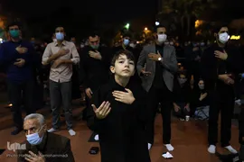 مراسم معنوی احیای شب قدر بیست و یکم ماه مبارک رمضان در میدان فلسطین