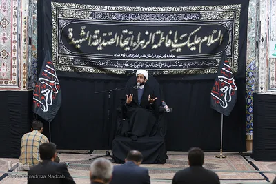 عزاداری شهادت حضرت زهرا(س) در آستان مقدس سیدعلاءالدین حسین(ع) شیراز‎‎