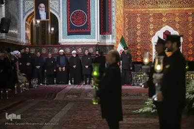 مراسم خطبه خوانی شب شهادت امام رضا(ع)