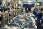 محفل نور و معرفت در ایام فاطمیه؛ تجلیل از سیره حضرت زهرا(س) در دبستان آیت‌الله طالقانی آمل