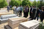 گلباران آرامگاه حافظ و قبور مشاهیر فارس