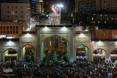 مراسم تحویل سال 1402 در حرم مطهر رضوی