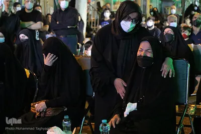 آیین وداع با پیکر شهید مدافع حرم «عین‌اله مصطفایی»کرج‎‎