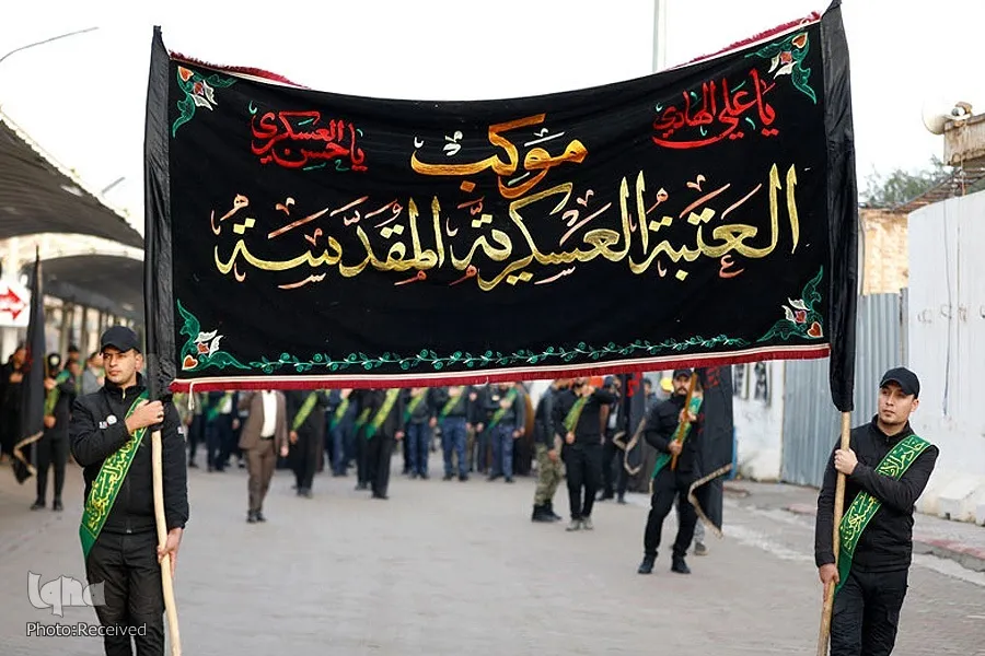 بالصور.. التشييع الرمزي لنعش السيدة الزهراء (ع) في سامراء