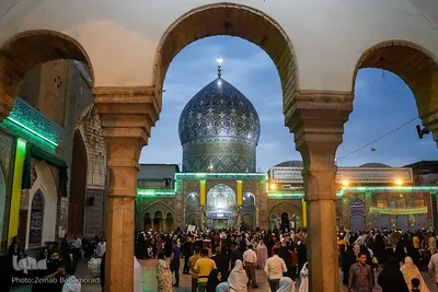 رونمایی از گنبد جدید حضرت طاهر بن زین العابدین علیهماالسلام