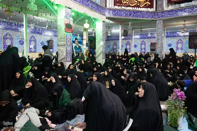 احیای شب بیست‌ویکم ماه رمضان در مسجد نورباران اصفهان