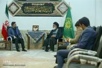دیدار روح‌الله دهقانی فیروز‌آبادی، رئیس جهاددانشگاهی با حجت الاسلام والمسلمین سعیدی، تولیت آستان مقدس حضرت معصومه(س)
