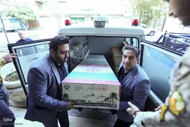 گزارش مراسم بزرگداشت آیت الله اشرفی اصفهانی و تشییع پیکر پاک شهید گمنام