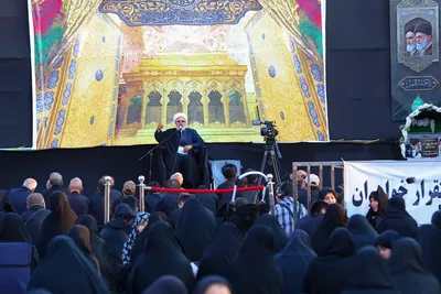 مراسم عزاداری حسینی در مصلای تبریز