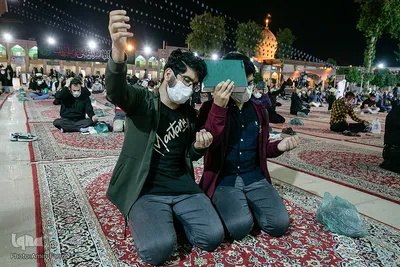 مراسم احیای شب نوزدهم در حرم شاهچراغ (ع)