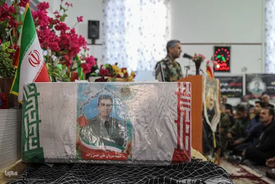 مراسم تشییع پیکر مطهر شهید والامقام علی حسن زاده
