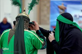 مراسم آیینی تعزیه در حرم شاهچراغ (ع)