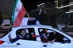 شادمانه پیروزی تیم ملی در شیراز