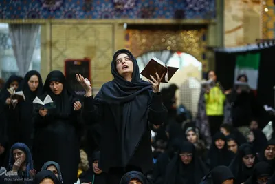 مراسم احیای شب نوزدهم ماه رمضان در مسجد جامع واوان