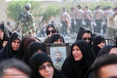 مراسم تشییع و خاکسپاری شهید «قاسم بلند» در اهواز