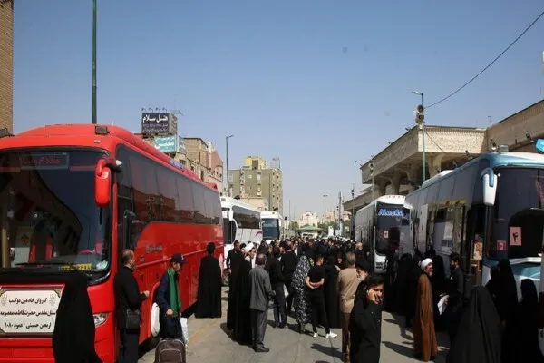 اعزام ۱۵۰ خادم به موکب آستان مقدس حضرت معصومه(س) در عراق