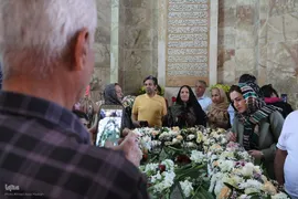 آیین گلباران آرامگاه سعدی