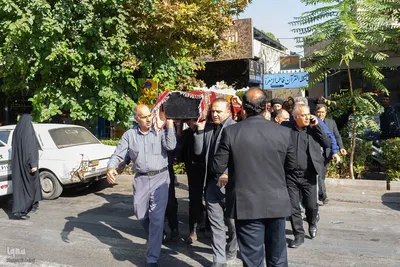 تشییع پیکر مرحوم عباس صناعت در اصفهان
