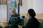 دیدار جانشین فرمانده کل سپاه پاسداران با حجت‌الاسلام عبادی