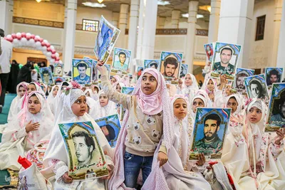 جشن دختران روزه‌ اولی در حرم مطهر حضرت شاهچراغ(ع)