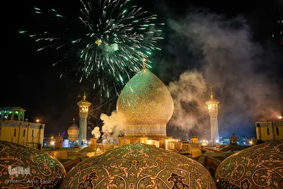 تحویل سال نو در حرم شاهچراغ(ع)