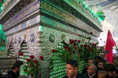 گلباران خدام حرم حضرت شاهچراغ عليه‌السلام‎