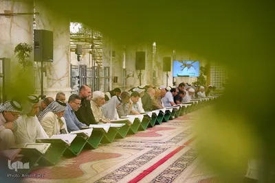 جزءخوانی قرآن در آستان علوی
