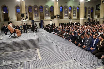 دیدار معلمان و فرهنگیان با رهبر انقلاب