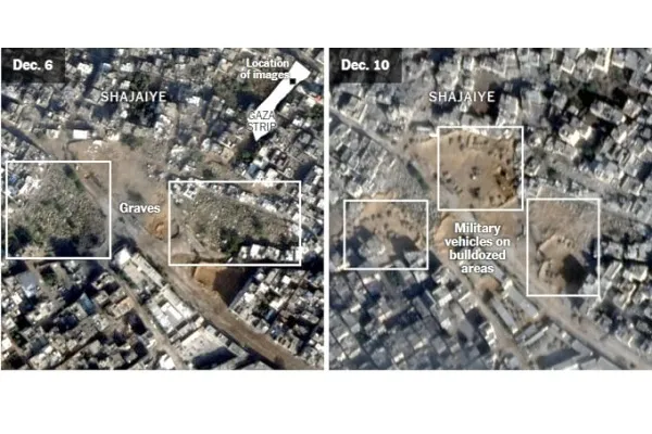 Israeli Invasion Destroys Six Cemeteries in Gaza, Satellite Images Reveal