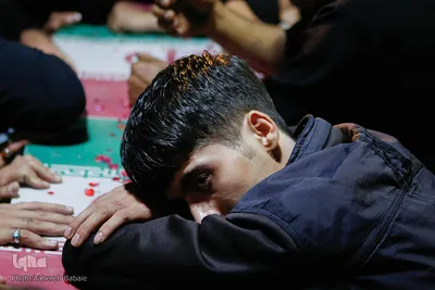 وداع با پیکر شهید مدافع حرم «بهرام مهرداد» در معراج شهدای تهران

