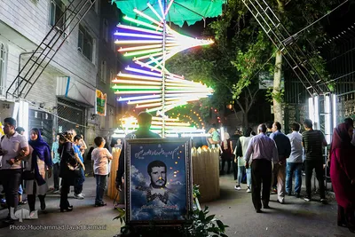 آذین بندی معابر به مناسبت نیمه شعبان- تهران
