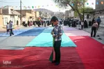 اقامه نماز عید فطر در محله منبع آب اهواز 
