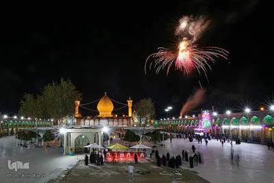 آیین گلاب شویی حرم مطهر حضرت شاهچراغ علیه السلام