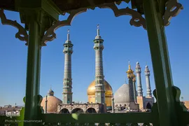 استقبال نمادین از کاروان حضرت معصومه(س) در قم
