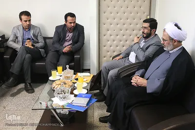 بازدید حجت الاسلام احمدی، رییس ستاد مرکزی پیاده روی اربعین از ایکنا